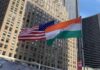 ਨਿਊਯਾਰਕ ਦੇ ਟਾਈਮਜ਼ ਸਕਵਾਇਰ ‘ਤੇ ਪਹਿਲੀ ਵਾਰ ਲਹਿਰਾਇਆ ਗਿਆ ਤਿਰੰਗਾ