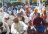 ਐਕਸਪ੍ਰੈਸ ਹਾਈਵੇ ਲਈ ਕਿਸਾਨਾਂ ਨੂੰ ਵਾਜਿਬ ਮੂਲ ਨਾ ਮਿਲਣ ਕਰਕੇ ਕਿਸਾਨਾਂ ਨੇ ਮਾਰਿਆ ਧਰਨਾ
