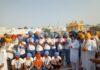 Tokyo ‘ਚ ਤਿਰੰਗਾ ਲਹਿਰਾਉਣ ਤੋਂ ਬਾਅਦ ਅੰਮ੍ਰਿਤਸਰ ਪੁੱਜੇ ਹਾਕੀ ਖਿਡਾਰੀ ਗੁਰੂ ਘਰ ਹੋਏ ਨਤਮਸਤਕ